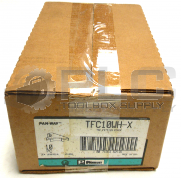 BOX OF 10 NEW PANDUIT TFC10WH-X TEE FITTING COVER QUANTITY 10