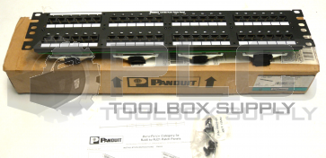 NEW IN BOX PANDUIT DP485E88TV25 DATA-PATCH CATEGORY 5E RJ45-RJ PANEL 48 PORT