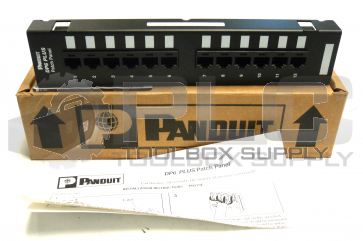 NEW PANDUIT DP12688TP 12 PORT CAT 6 PLUS DATA PATCH PANEL