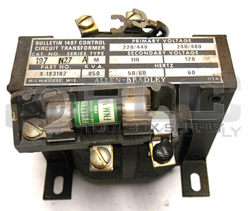 NEW ALLEN BRADLEY 1497-N27 CONTROL CIRCUIT TRANSFORMER 