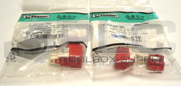 NEW LOT OF 2 PANDUIT CJ5E88TRD MINI-COM MODULE CAT 5E