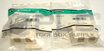 NEW LOT OF 2 PANDUIT CBXS2IW-A MINI-COM SHUTTERED MOUNT BOX 2 MODULE SPACE