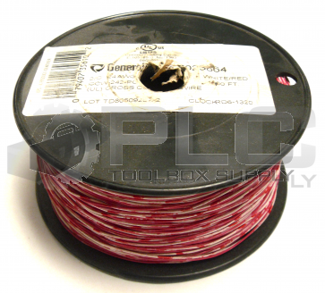 NEW GENERAL 7023864 RED/WHITE CABLE 1000' ROLL 24 AWG 