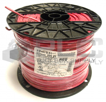 NEW CERROWIRE E85964A 500 FT 12 AWG APPLIANCE WIRING MATERIAL 600 VOLTS