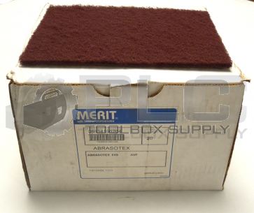 NEW BOX OF 20 MERIT ABRASOTEX 6X9 BROWN HEAVY DUTY ALUM OXIDE
