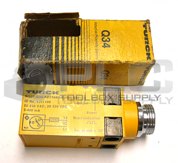 NEW TURCK BI10F-Q34-ADZ30X2-B1131/S34 INDUCTIVE PROXIMITY SENSOR