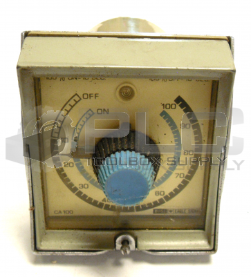 BUSS EAGLE SIGNAL CA100A61010 TIMER 0-100 SECONDS ON/OFF 120V 60HZ