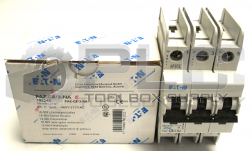 NEW EATON FAZ-C8/3-NA CIRCUIT BREAKER 8A C 3POLE 