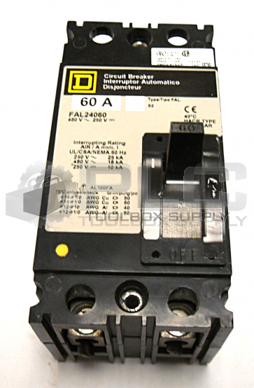 SQUARE D FAL24060 BREAKER 60 AMP 