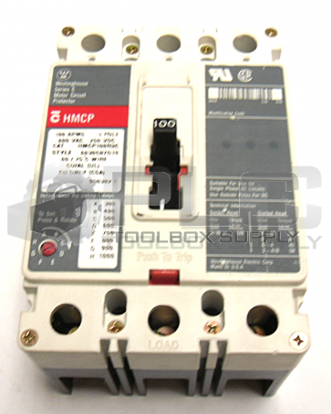 WESTINGHOUSE HMCP100R3C MOTOR CIRCUIT PROTECTOR  
