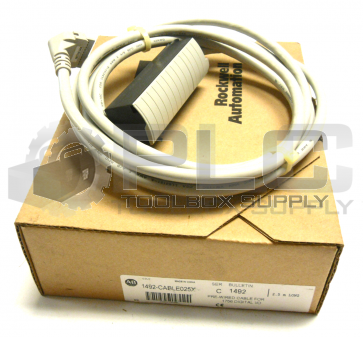 NEW ALLEN BRADLEY 1492-CABLE025X  /C PREWIRED CABLE FOR 1756 DIGITAL 