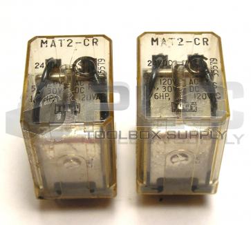 LOT OF 2 ITT MAT2-CR RELAYS