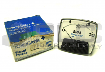 NEW YOKOGAWA 254400FAFA8AHR PANEL METER 0-20