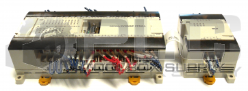 OMRON SYSMAC CPM2A-60CDR-D PROGRAMMABLE CONTROLLER WITH CPM1A-8ED