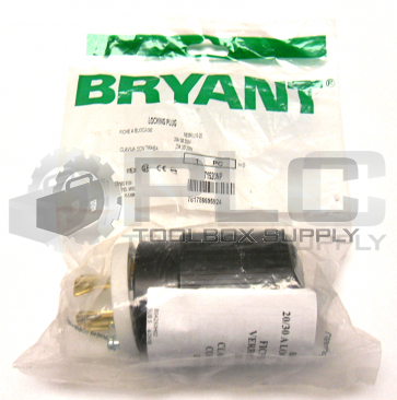 NEW BRYANT NEMA L15-20 4-WIRE MALE TWIST LOCK 71520NP