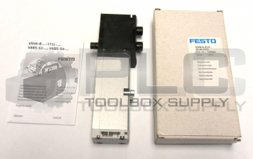 NEW IN BOX FESTO VSVA-B-P53C-ZD-A1-1T1L PNEUMATIC SOLENOID VALVE 24VDC 