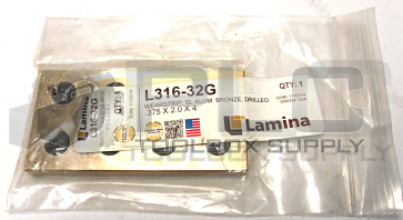 NEW LAMINA L316-32G BRONZE WEARSTRIP .375 X2.0 X 4
