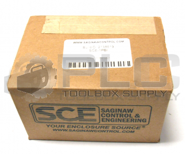 NEW SEALED IN BOX SCE SCE-1PBI PUSHBUTTON ENCLOSURE