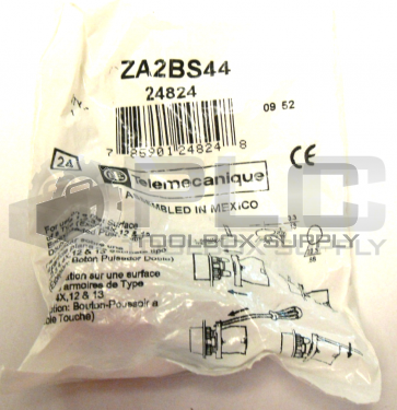 NEW SEALED TELEMECANIQUE  ZA2BS44 SELECTOR SWITCH SPRING RETURN 30MM RED 