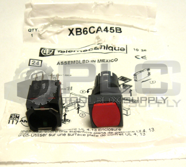 NEW TELEMECANIQUE XB6CA45B PUSHBUTTON 240VAC 1.5AMP XB6 