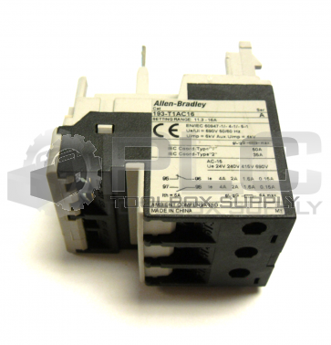 ALLEN BRADLEY 193-T1AC16 /A OVERLOAD RELAY 
