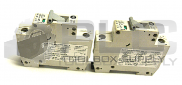 LOT OF 2 ALLEN BRADLEY 1492-SPU1C200 CIRCUIT BREAKER 