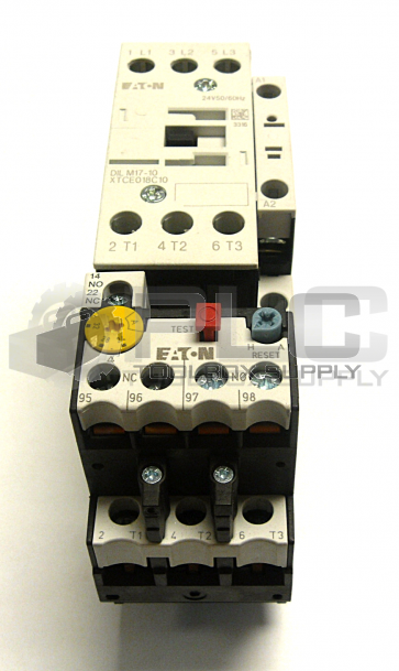 EATON XTCE018C10 CONTACTOR  WITH  ZB32-32 OVERLOAD RELAY 