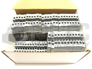 NEW BOX OF 85 KONNECT-IT KN-T12GRY  TERMINAL BLOCKS 