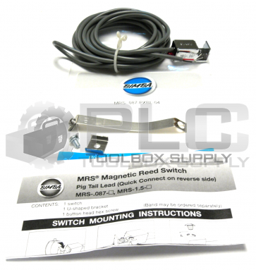 NEW BIMBA MRS-.087-PXBL-04 REED SWITCH MAGNETIC 20MA 120VAC 2WIRE 2M CBL