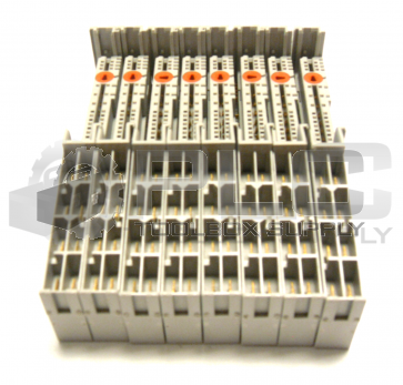 LOT OF 8 ALLEN BRADLEY 1734-MB /A MODULE MOUNTING BASE 