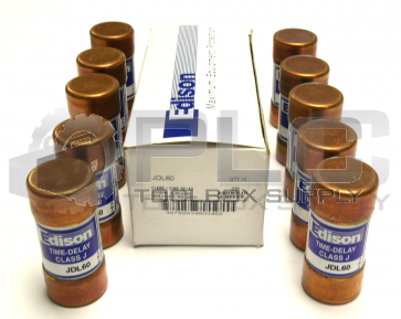 NEW BOX OF 10 EDISON JDL60 CLASS J TIME DELAY FUSES