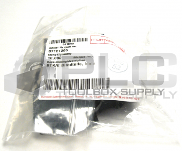 NEW SEALED MURRPLASTIK 87121266 BTK/E BLANK GROMMETS QTY 10 