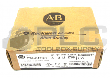 NEW SEALED ALLEN BRADLEY 1769-IF4X0F2 COMPACTLOGIX ANALOG I/O MODULE 