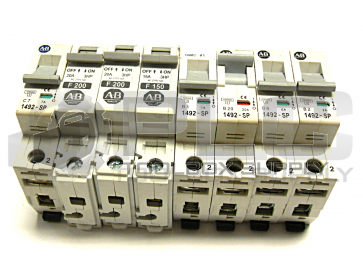 MIXED LOT OF 8 ALLEN BRADLEY CIRCUIT BREAKER 1492-SP 1492-CB1 *READ FOR DETAILS*