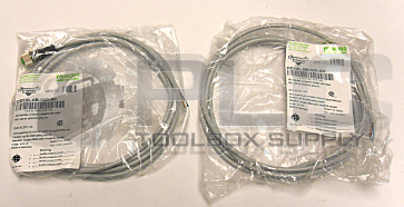 NEW LOT OF 2 AUTOMATION DIRECT CD12L-0B-020-A0 FEMALE CONNECTOR STRIGHT W/CABLE