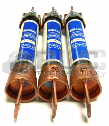 LOT OF 3 EDISON ECSR60 TIME DELAY DUAL ELEMENT CURRENT LIMITING CLASS RK5 FUSE