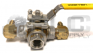 WARREN CF8M 1000WOG BALL VALVE 1/2"