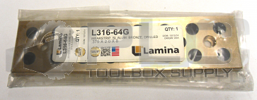 NEW LAMINA L316-64G BRONZE WEARSTRIP .375 X2.0 X 8