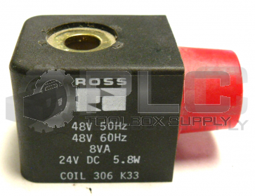 NEW ROSS 306 K33 COIL 306K33 48-50/60; 24 VDC