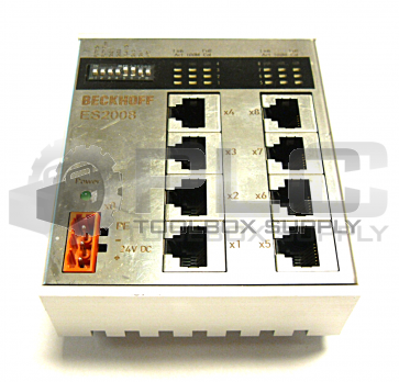 BECKOFF ES2008-0000 ETHERNET SWITCH 8 PORT 