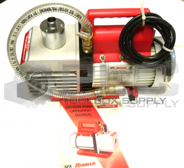 SPX ROBINAIR 15800 TWO STAGE VACUUM PUMP 1 HP 120V-60HZ