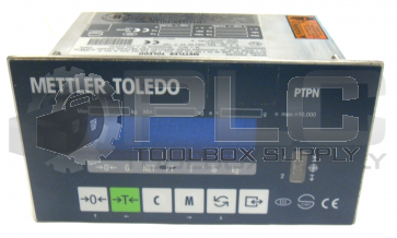 METTLER TOLEDO PTPN1600000 PANEL MOUNTED TERMINAL SCALE MODEL PANTHER
