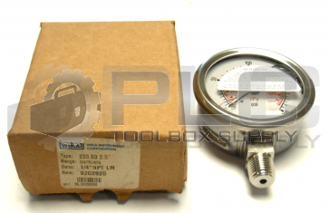 NEW IN BOX WIKA 233.53 GAUGE 2.5" 1/4" NPT LM 0-200 PSI/KPA