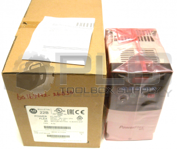 NEW ALLEN BRADLEY 22B-V2P3N104 POWERFLEX 40- 0.4 KW (0.5 HP) AC DRIVE SERIES A