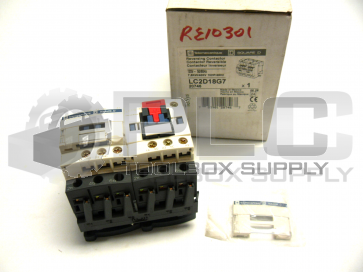 NEW TELEMECANIQUE LC2D18G7 REVERSING CONTACTOR 