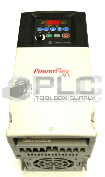 ALLEN BRADLEY 22B-E019N104/A DRIVE POWERFLEX 40 3-PHASE 460-600V 48-63HZ