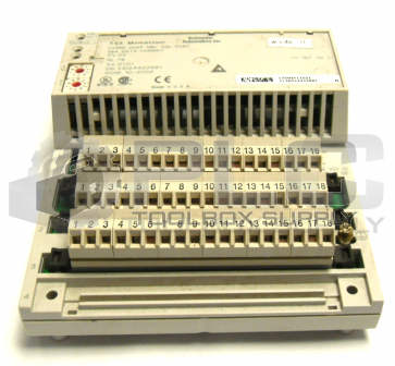 SCHNEIDER AUTOMATION 170ADM35010 MODULE 24VDC-16PT IN 16PT OUT