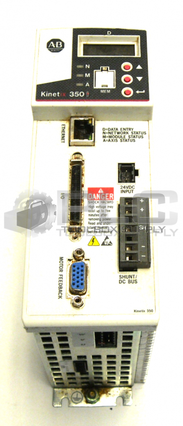 ALLEN BRADLEY 2097-V34PR3-LM SERVO DRIVE SERIES A KINETIX 350 *FOR PARTS/REPAIR*