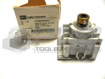 NEW CUTLER HAMMER C362NR40 ROTARY DISCONNECT SWITCH 