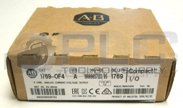 2016 NEW SEALED ALLEN BRADLEY 1769-OF4/A 4 CHNL ANANLOG CURRENT/VOLTAGE OUTPUT